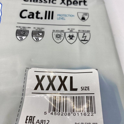 Защитній комбинезон химзащитній Tyvek Classic Xpert CHF5 (костюм Тайвек) (хімзахист, захист від радіації) XXXL