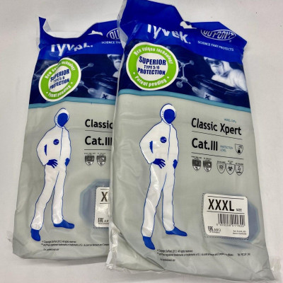Защитній комбинезон химзащитній Tyvek Classic Xpert CHF5 (костюм Тайвек) (хімзахист, захист від радіації) XXXL