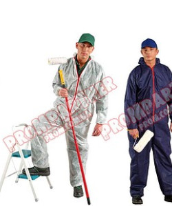 Комбинезон полипропилен білий, арт. 'КО' розмір М, комбінезон одноразовий, комбінезон маляра