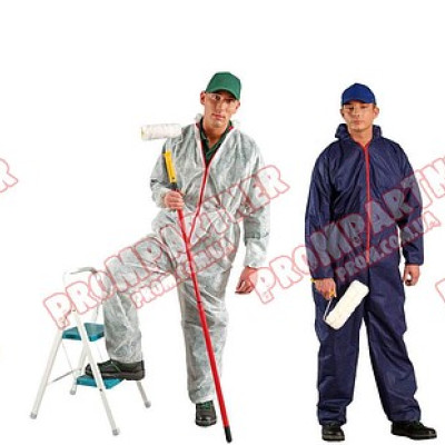 Комбинезон полипропилен білий, арт. 'КО' розмір М, комбінезон одноразовий, комбінезон маляра