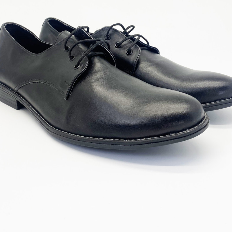 Туфлі модельні на шнурках, шкіра (44 розмір)