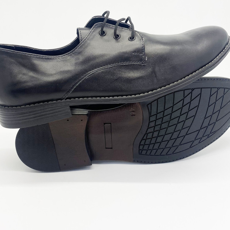 Туфлі модельні на шнурках, шкіра (44 розмір)