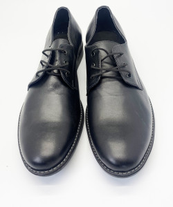 Туфлі модельні на шнурках, шкіра (44 розмір)