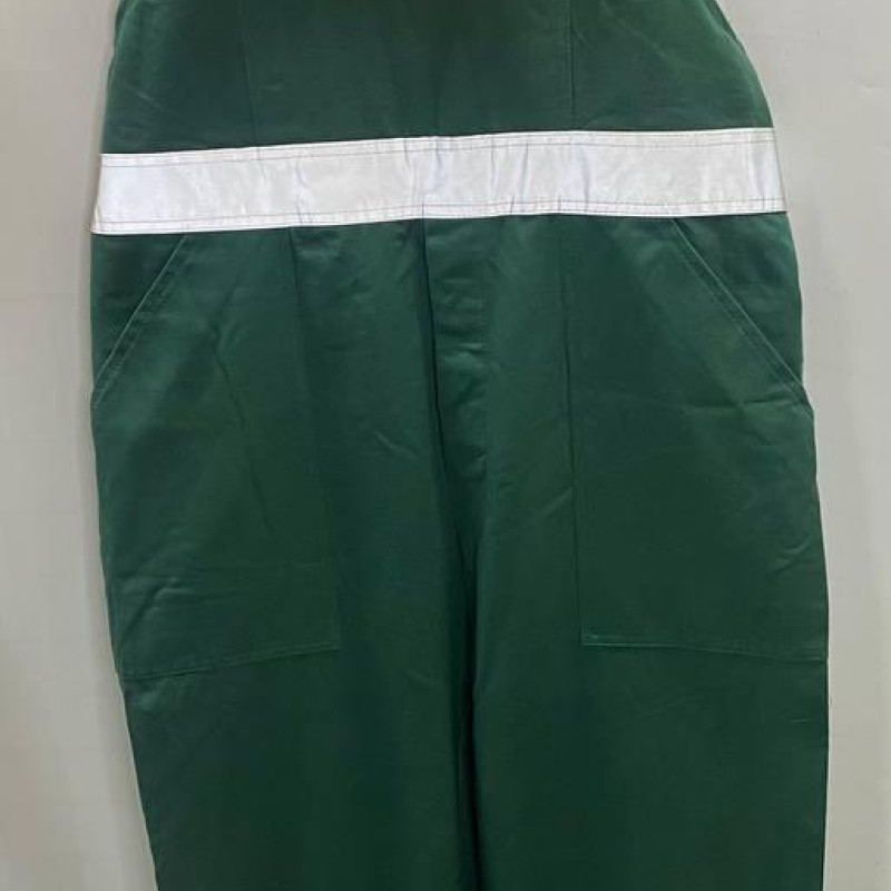 Костюм робочий ДОРОЖНИКА, (куртка+напівком) тканина 100 хб, костюм зі світловідбиваючими стрічками 52-54 рост5-6