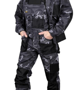 Штани робочий КАМУФЛЯЖ, щільність тканини 260 г/м2, арт. FORECO (B)