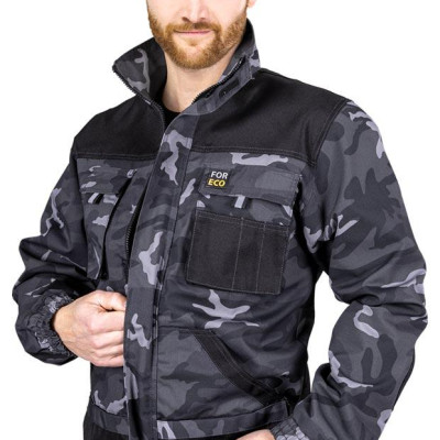 Штани робочий КАМУФЛЯЖ, щільність тканини 260 г/м2, арт. FORECO (B)