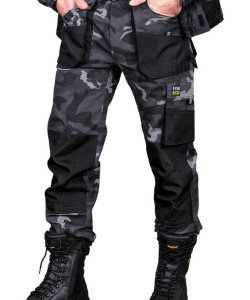 Штани робочий КАМУФЛЯЖ, щільність тканини 260 г/м2, арт. FORECO (B)