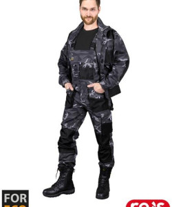 Напівкомбінезон робочий КАМУФЛЯЖ, щільність тканини 260 г/м2, арт. FORECO (B)