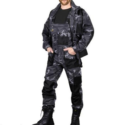 Напівкомбінезон робочий КАМУФЛЯЖ, щільність тканини 260 г/м2, арт. FORECO (B)