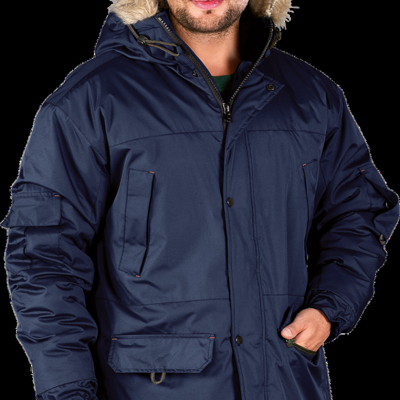 Куртка робоча зимова з капюшоном Poland арт 'ГРО-ХОЛ'