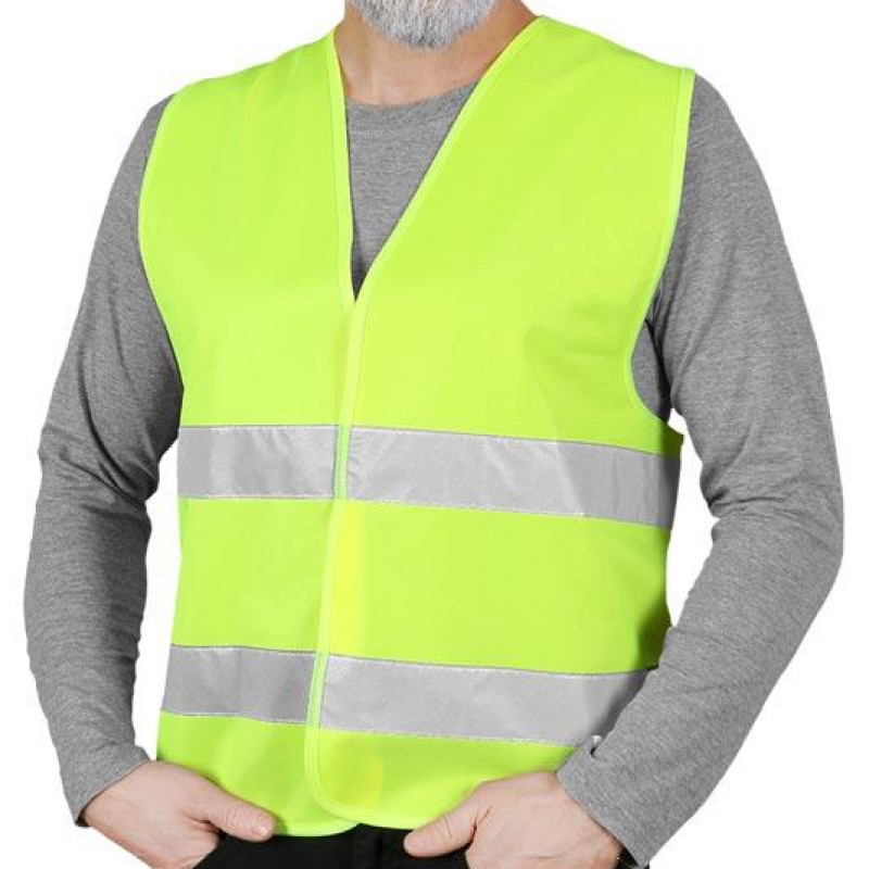 Жилет світловідбивний сигнальний, жилет салатовий дорожник, одяг світолівідбайний арт. OX-LUMI
