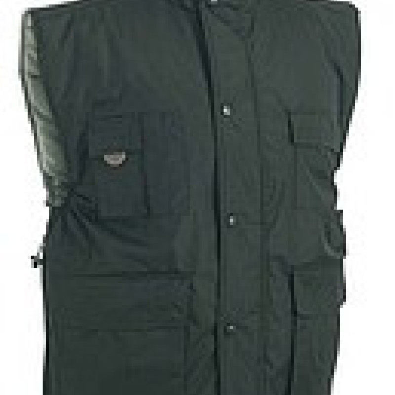 Жилет робочий утеплений BEAVER Cerva чорний розмір L ( РОЗПРОДАЖ)