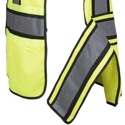 Жилет сигнальний зі світловідбивними смугами арт KOS-FLEX YB