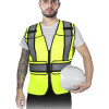 Жилет сигнальний зі світловідбивними смугами арт KOS-FLEX YB