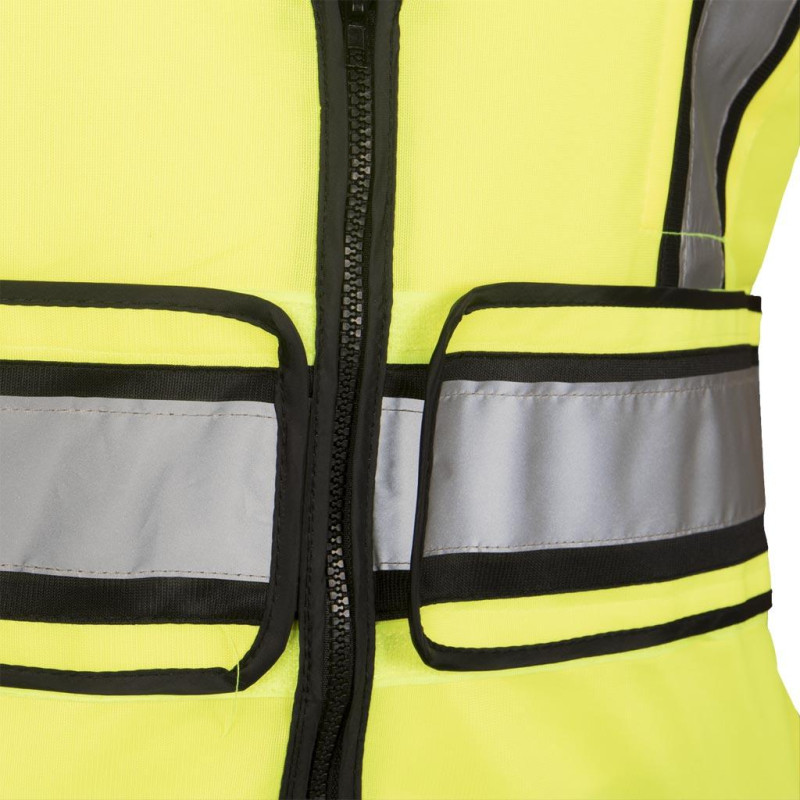 Жилет сигнальний зі світловідбивними смугами арт KOS-FLEX YB