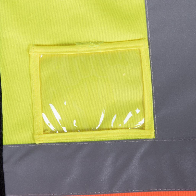 Жилет сигнальний дорожній жовто-помаранчевий KOS-ZIP YP