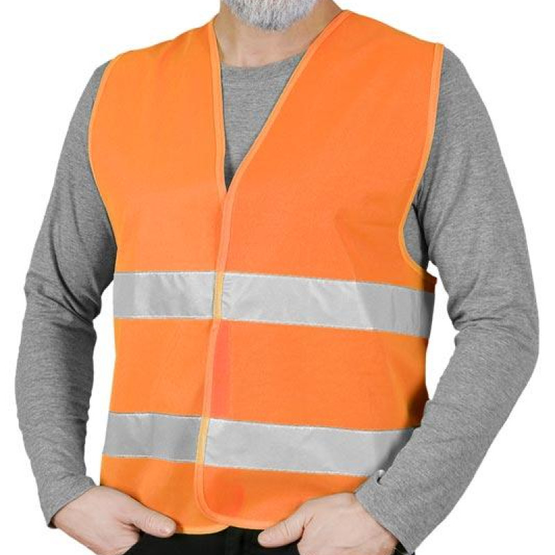 Жилет светоотражающий сигнальній, жилет оранжевій дорожника, одяг світловідбівний арт. OX-LUMI
