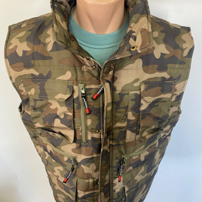 Жилет робочий, жилет утеплений, жилет камуфльований KORMORAN МО L