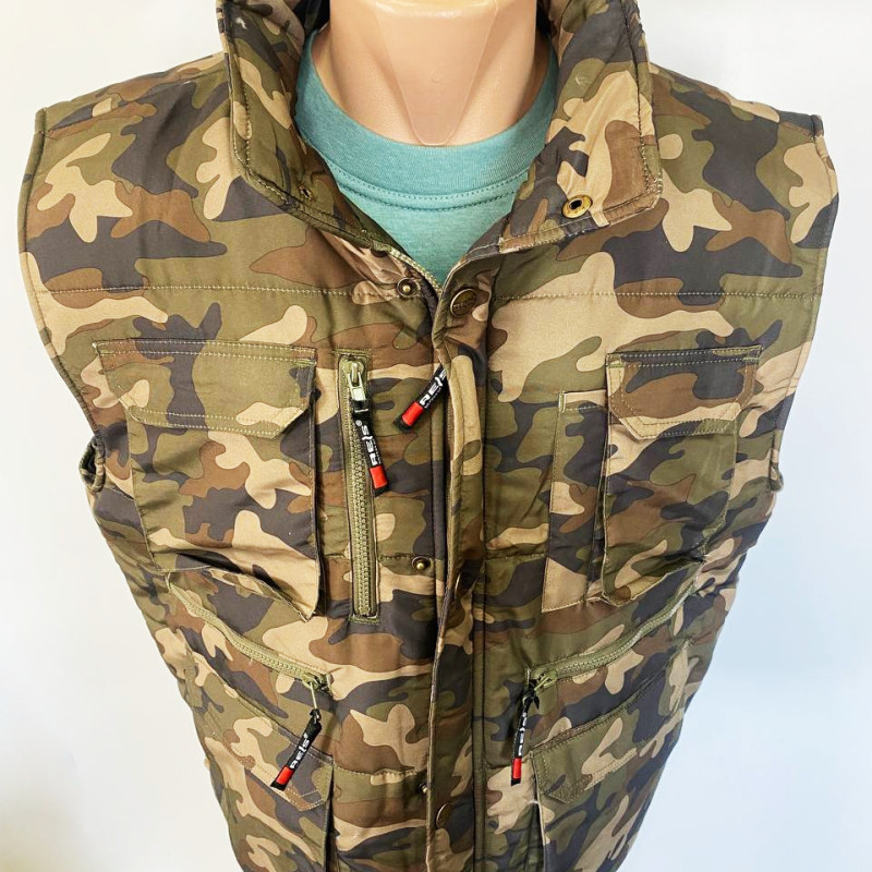 Жилет робочий, жилет утеплений, жилет камуфльований KORMORAN МО L