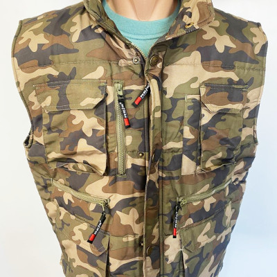 Жилет робочий, жилет утеплений, жилет камуфльований KORMORAN МО L