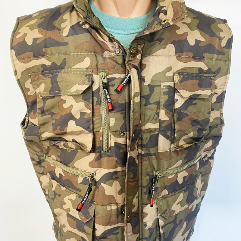 Жилет робочий, жилет утеплений, жилет камуфльований KORMORAN МО L