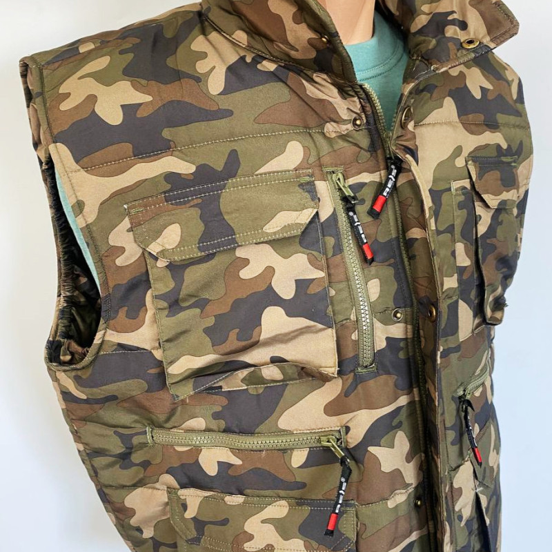 Жилет робочий, жилет утеплений, жилет камуфльований KORMORAN МО L