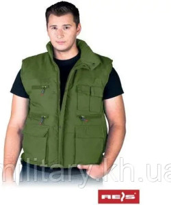 Жилет робочий, жилет утеплений, жилет олива KORMORAN O