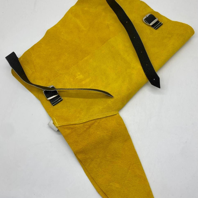 Накладки шкіряні, захист зварника для взуття, накладки захисні WY-NNB Y UNI (14