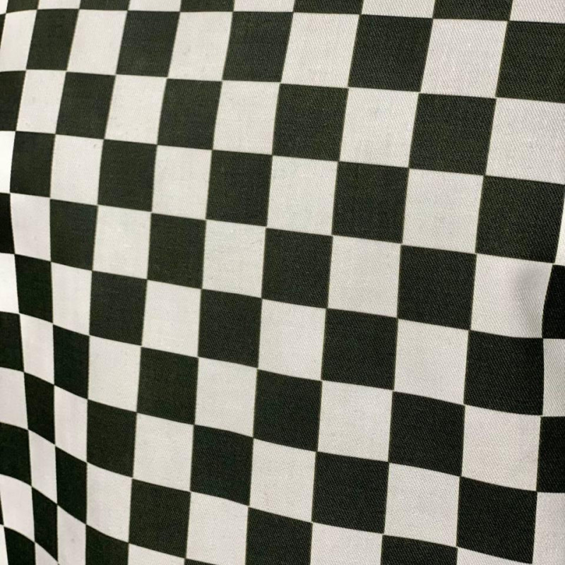 Фартух офіціанта, бариста модельний, тканина 80/20, розмір 97*70 см, колір у клітину