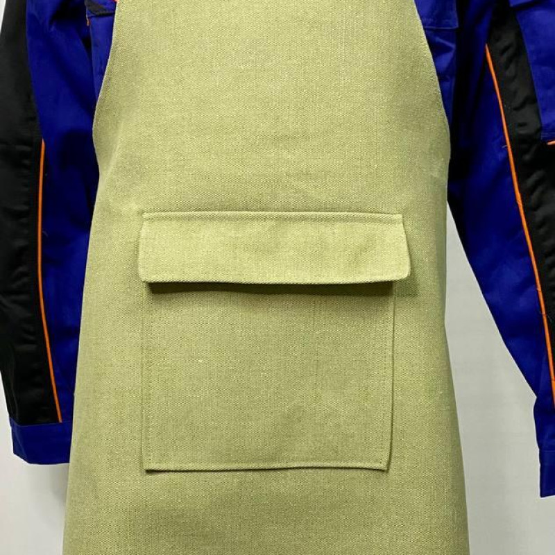 Фартух брезентовий вогнетривкий (просочення ОП) щільність 420+-г/м2