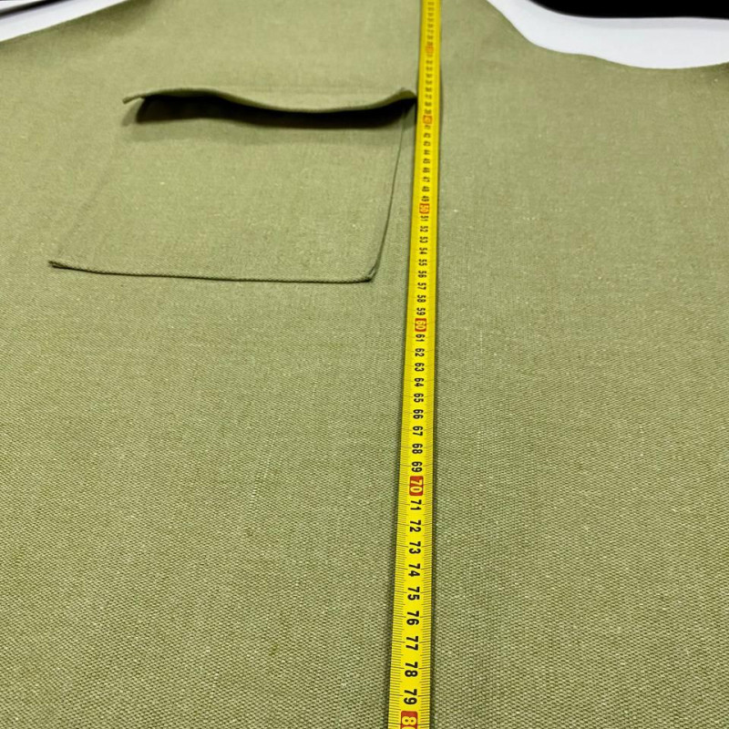 Фартух брезентовий вогнетривкий (просочення ОП) щільність 420+-г/м2