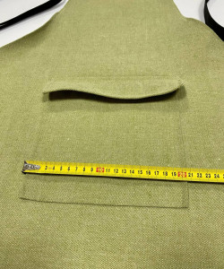 Фартух брезентовий вогнетривкий (просочення ОП) щільність 420+-г/м2