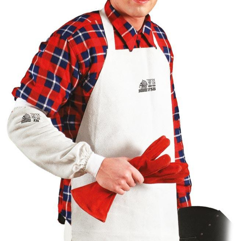 Фартух шкіряний зварювальника REIS FSB JS UNI (60X90)