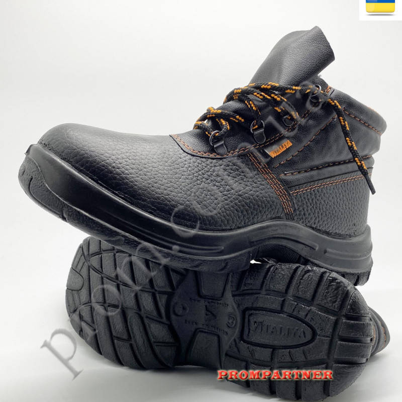 Черевики робочі 'ЄВРО' шкіра, підошва лита поліуретанова, маслобензостійкі ( в наявності 41, 42, 43, 44, 45)