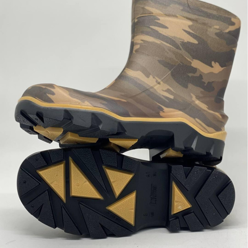 Чоботи гумові чоловічі Litman колір камуфляж, сапоги гумові мужские камфляж