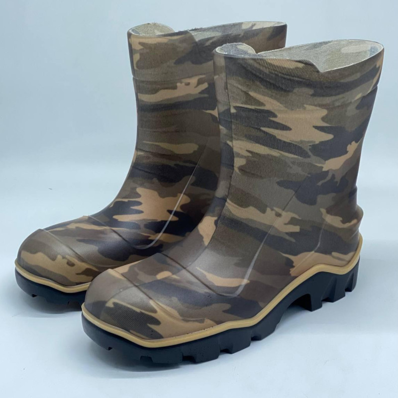 Чоботи гумові чоловічі Litman колір камуфляж, сапоги гумові мужские камфляж