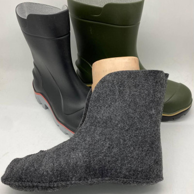 Утеплитель в сапог c плотного нетканного материала, утплювач вставка в гумові чобіти