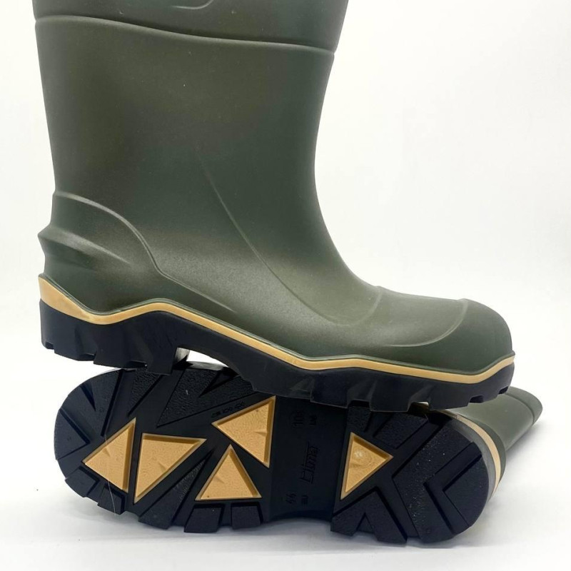 Чоботи гумові чоловічі Литма колір хакі, сапоги гумові мужские хаки