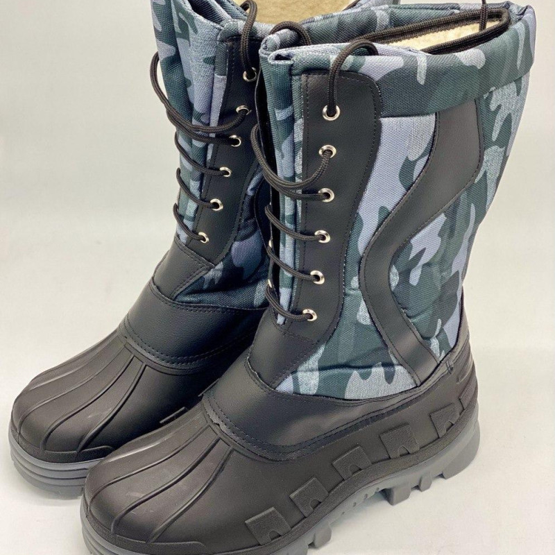 Чоботи зимові високі на хутрі ОСКАР Сапоги зимние высокие мужские на меху 