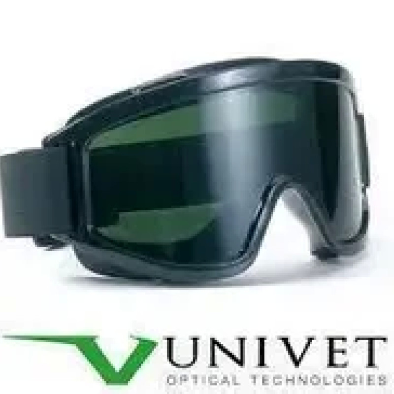 Окуляри захисні закриті для зварювальників із непрямою вентиляцією UNIVET 601.02.06.50