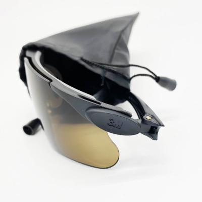 Чехол тканинивий для окулярів, колір чорний