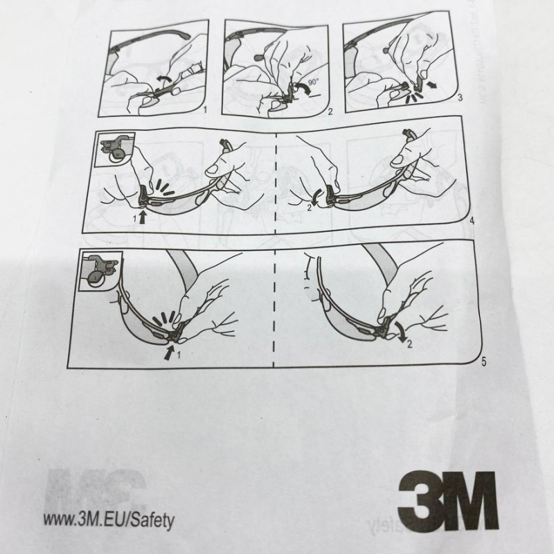 Окуляри 3М Solus, захисні окуляри 3М, 3М окуляри відкриті 3 в 1