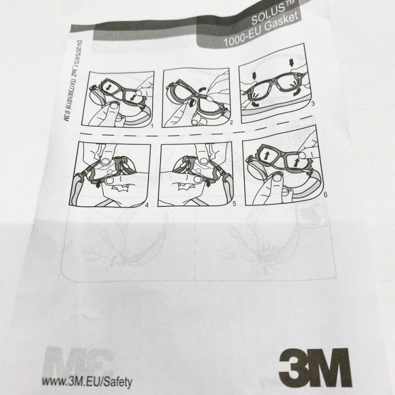 Окуляри 3М Solus, захисні окуляри 3М, 3М окуляри відкриті 3 в 1