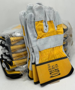 Рукавички спилок + х/б ущільнена Люкс