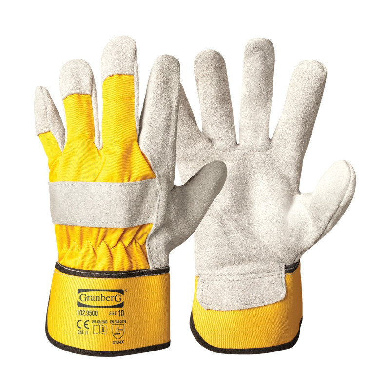 Рукавички спилок + х/б ущільнена Люкс