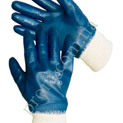 Рукавички з повним нітриловим покриттям