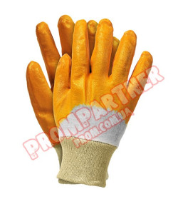 Рукавички трикотаж. шиті з нітрилом. покриттям INTERTOOL SP-0110