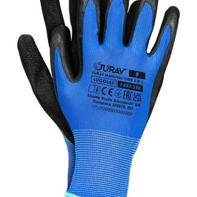 Рукавички захисні, покриті спіненим латексом J-LUGOLAF NB