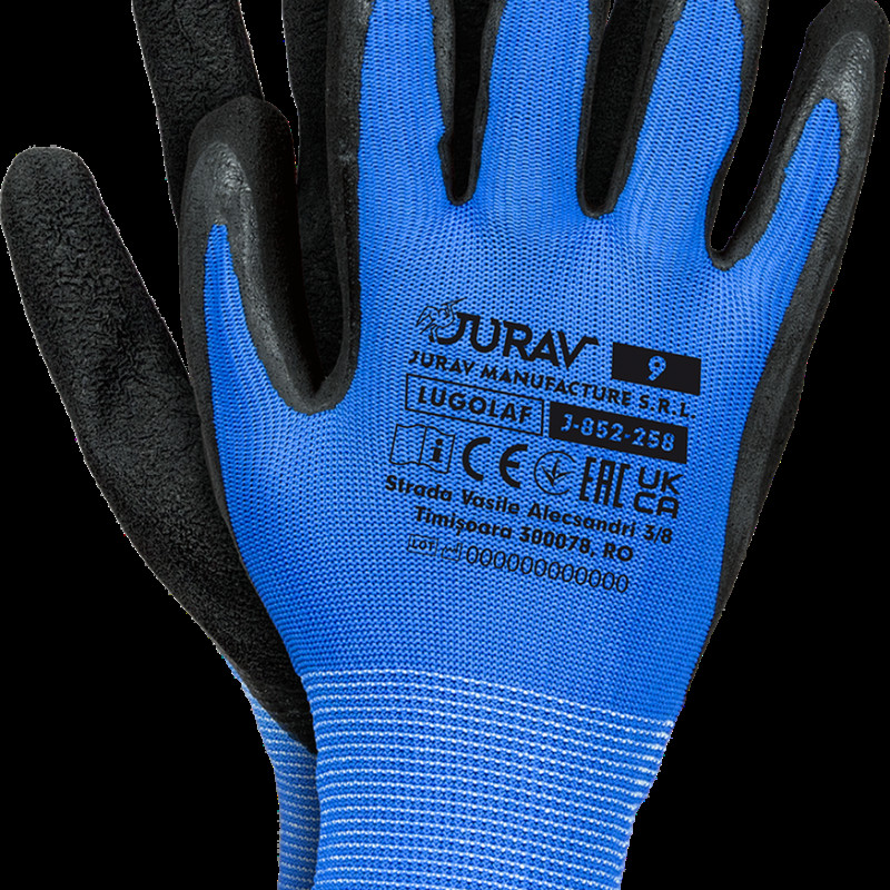 Рукавички захисні, покриті спіненим латексом J-LUGOLAF NB