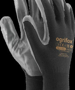 Рукавички робочі Ogrifox OX-LATEKS з покриттям спіненого латексу, REIS (розмір 9, 10)